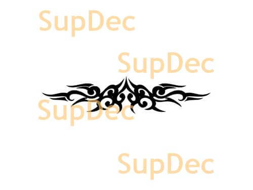Flame Tongue Tribal Style Universal Vinyl Decal Sticker