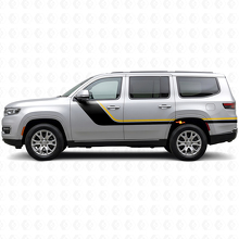 Twin Stripes Side Vinyl Decal for Jeep Wagoneer 2022+_2