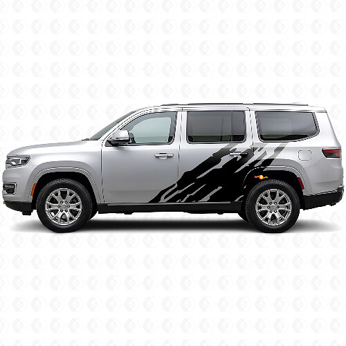 Mud Splash Graphic Side Vinyl Decal for Jeep Wagoneer 2022+_1