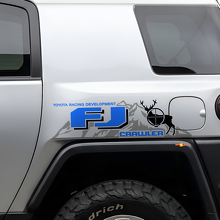 FJ Crawler Mountain Deer Side Vinyl Decal Kit for Toyota FJ Cruiser_2