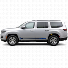 Racing Style Side Stripes Vinyl Decal for Jeep Wagoneer 2022+_2