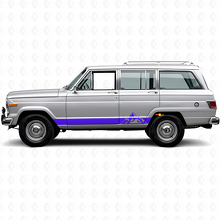 Mountains Style Stripes Side Vinyl Decal for Jeep Wagoneer 1963-1991_2