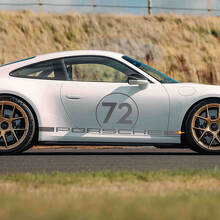72 Racing Style Side Vinyl Decal for Porsche 911 GT3_2