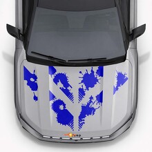 Mud Splash Style Hood Vinyl Decal for Jeep Compass 2026_2