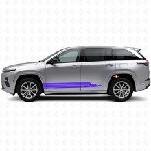 Curved Stripes Side Vinyl Decal Kit for Jeep Wagoneer S 2024+_2