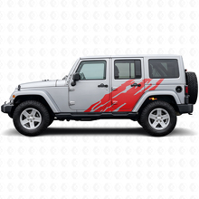 Mud Splash Graphic Side Vinyl Decal for Jeep Wrangler JK 2007-2018_3