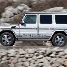 Custom Text Racing Stripes Side Vinyl Decal Sticker for Mercedes-Benz G-Class_2
