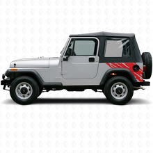 Mud Splash Graphic Rear Side Vinyl Decal for Jeep Wrangler YJ 1987-1995_3