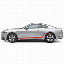 Decorated Stripes Side Vinyl Decal Kit for Musclecar Mustang_3