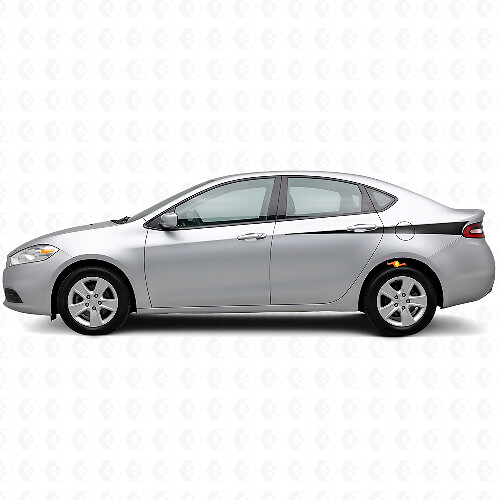 Sharpened Side Stripes Vinyl Decal Kit for Dodge Dart 2013+_1