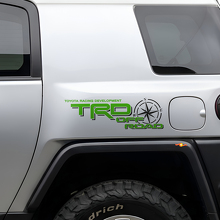 TRD Off Road Compass Side Vinyl Decals for Toyota FJ Cruiser_3
