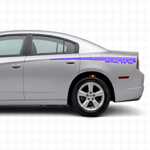 6.4L H/O Side Stripes Vinyl Decal for Dodge Charger 2011-2014_2