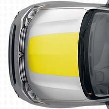Central Hood Strip Vinyl Decal For Mitsubishi Outlander 2012-2014_5