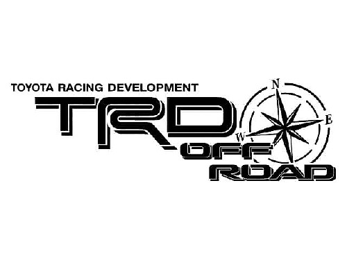 TRD Off Road Compass Side Vinyl Sticker for Toyota FJ Cruiser
