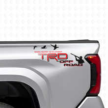 TRD Off Road Duck Hunter Bed Side Vinyl Decals Set for Toyota Trucks_2