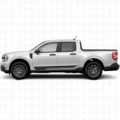 Twin Door Side Stripes Vinyl Decal Kit For Musclecar Maverick 2022-26_1
