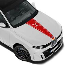 X Style Center Hood Stripe Vinyl Decal For BMW X5 G65_2