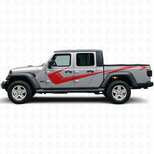 Angular Side Stripes Vinyl Decals Kit for Jeep Gladiator 2020-27_4