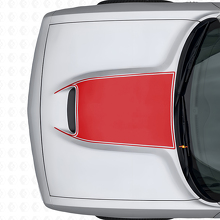 Blackout Outline Hood Vent Vinyl Decal for Dodge Challenger 2015+_4