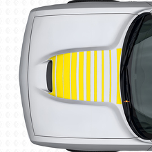 Strobe Hood Stripes Vinyl Decal for Dodge Challenger 2015+_6