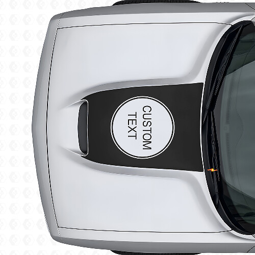 Custom Lettering Hood Vinyl Decal for Dodge Challenger 2015+_1