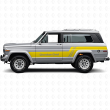 Cherokee Chief Side Stripes Vinyl Decal Kit for Jeep Cherokee 1979_5
