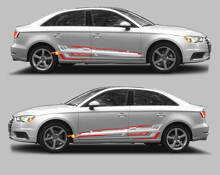 Techno Style Side Stripes Vinyl Decal Kit for Audi A3 _2