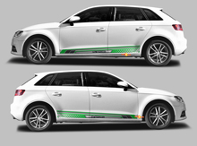 A3 Sport Techno Style Side Stripes Vinyl Decal Kit for Audi A3 Sportback_3