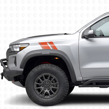 Double Front Fender Stripes Vinyl Decal Kit for Chevrolet Colorado ZR2 _4