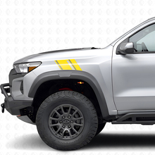 Double Front Fender Stripes Vinyl Decal Kit for Chevrolet Colorado ZR2 _5