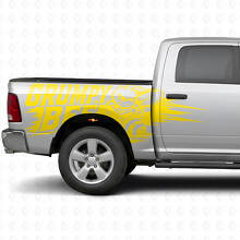 Grumpy Bee Splash Style Side Vinyl Decal Kit for Dodge Ram Truck_10