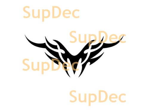 Sharp Wings Tribal Style Universal Vinyl Decal Sticker