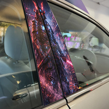 Cyber Samurai Door Pillar Vinyl Decal Set_2