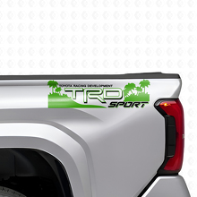 TRD Off Sport Beach Style Rear Side Vinyl Decal Set for Toyota Trucks_3