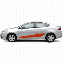 Custom Lettering Side Door Stripes Vinyl Decal Kit for Dodge Dart_4