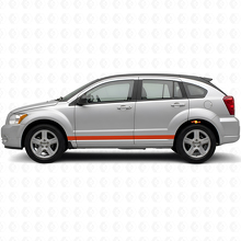 Straight Side Stripes Vinyl Decal Kit for Dodge Caliber 2007+_4