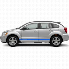 Custom Side Stripes Vinyl Decal Kit for Dodge Caliber 2007+_2