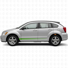 Racing Style Side Stripes Vinyl Decal Kit for Dodge Caliber 2007+_3