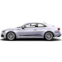 Strobe Style Branded Side Stripes Vinyl Decal Kit for for Audi A5_3