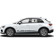 Branded Strobe Side Stripes Vinyl Decal Set for for Audi Q3_5