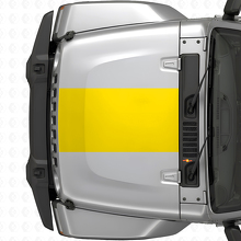 Central Wide Hood Stripe Vinyl Decal for Jeep Wrangler 2007+_5