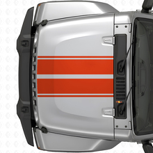 Dual Hood Outline Stripes Vinyl Decal for Jeep Wrangler 2007+_4