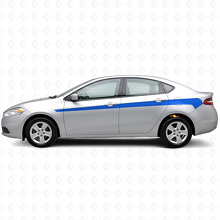 Accent Side Stripes Vinyl Decal Kit for Dodge Dart 2013+_2