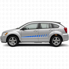 Strobe Design Side Stripes Vinyl Decal Kit for Dodge Caliber 2007+_2