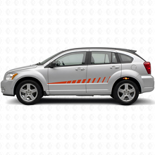 Strobe Design Side Stripes Vinyl Decal Kit for Dodge Caliber 2007+_4