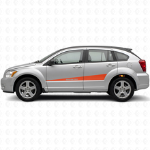 Custom Expanding Side Stripes Vinyl Decal Kit for Dodge Caliber 2007+_4