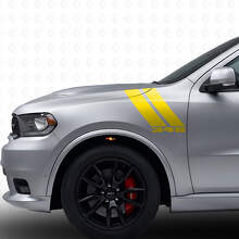 345 Dual Stripes Front Fender Vinyl Decal Kit for Dodge Durango 2011+_5