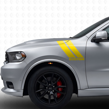 Custom Dual Stripes Front Fender Vinyl Decal Kit for Dodge Durango 2011+_5