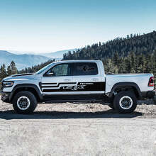 TRX Style Door Side Stripes Vinyl Decal Set for Dodge Ram Rebel 2021+_2