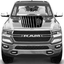 TRX Rebel Hood Stripes Vinyl Decal for Dodge Ram Rebel 2021+_2